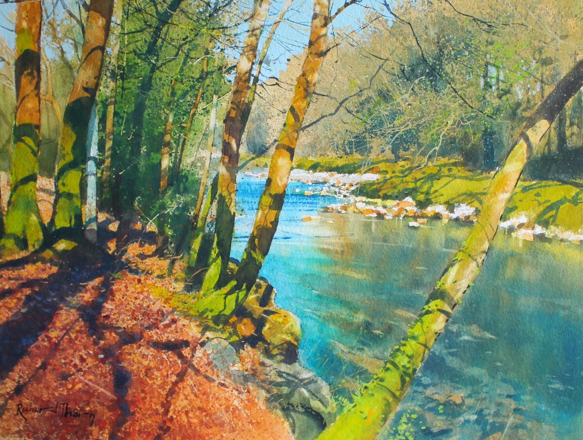 Watercolor painting by Richard Thorn